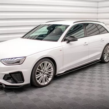 BODY KIT MAXTON DESIGN NERO LUCIDO PER AUDI A4 B9 AVANT FACELIFT CON S-LINE