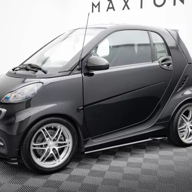 BODY KIT MAXTON DESIGN NERO LUCIDO PER SMART BRABUS FORTWO C451 FACELIFT