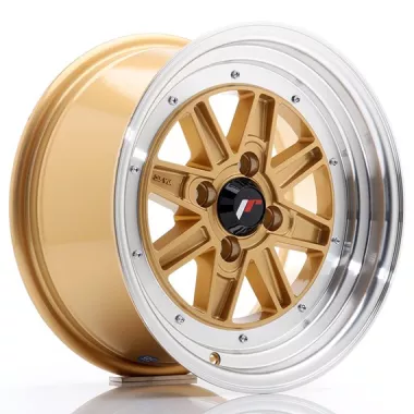 CERCHIO JAPAN RACING JR31 15x7.5 ET20 4x100 Gold w/Machined Lip