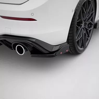 COPPIA APPENDICI DIFFUSORE POSTERIORE MAXTON DESIGN V.4 + FLAPS PER VW GOLF MK8 GTI
