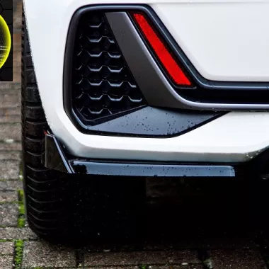 APPENDICI DIFFUSORE POSTERIORE SPORTIVO CON ALETTE PER AUDI A1 GB CON S-LINE CARBON LOOK INGO NOAK TUNING