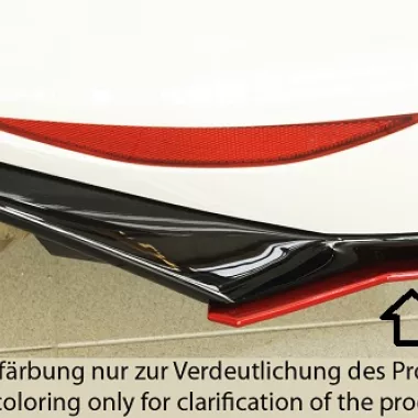 COPPIA APPENDICI DIFFUSORE POSTERIORE SPORTIVO RIEGER TUNING VW GOLF 7 GTI