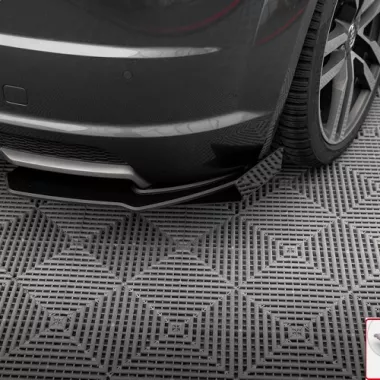 APPENDICI DIFFUSORE POSTERIORE SPORTIVO STREET PRO + FLAPS MAXTON DESIGN PER AUDI TT 8S CON S-LINE PRE-RESTYLING (BORDO ROSSO)