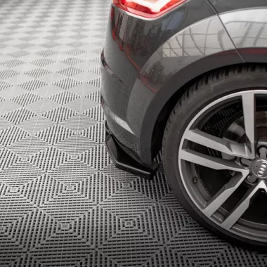 APPENDICI DIFFUSORE POSTERIORE SPORTIVO V.1 PER AUDI TT 8S CON S-LINE PRE-RESTYLING NERE LUCIDE MAXTON DESIGN