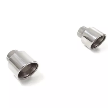 COPPIA FINALINI ESTETICI RAGAZZON SPORTLINE 2X129MM PER ALFA ROMEO STELVIO 2.0 TURBO Q4 280CV