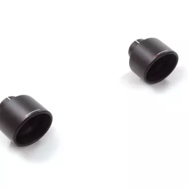 COPPIA FINALINI ESTETICI RAGAZZON SPORTLINE BLACK 2X129MM PER ALFA ROMEO STELVIO 2.0 TURBO Q4 280CV