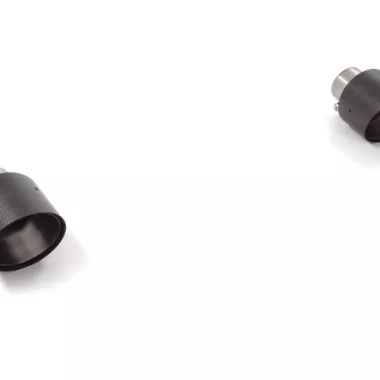 COPPIA FINALINI ESTETICI RAGAZZON CARBON SHOT 2X118MM PER ALFA ROMEO STELVIO 2.0 TURBO Q4 280CV