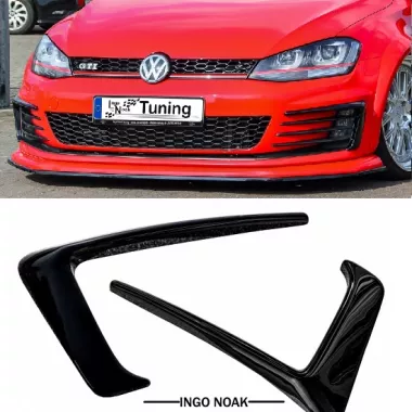 COPPIA FLAPS FENDINEBBIA CLUBSPORT LOOK INGO NOAK TUNING PER VW GOLF MK7 GTI CARBON LOOK