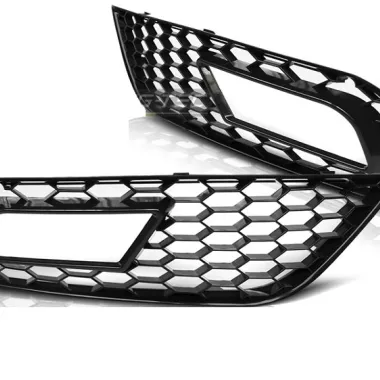 COPPIA GRIGLIE FENDINEBBIA RS NERO LUCIDO PER AUDI A4 B8 RESTYLING