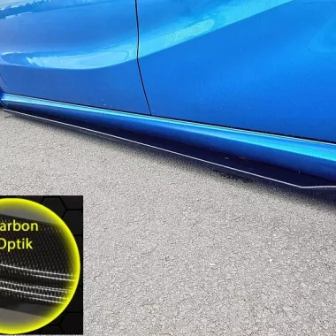 COPPIA SOTTOMINIGONNE CUP3 PER MINI COOPER JCW (F55 / F56) CARBON LOOK INGO NOAK TUNING