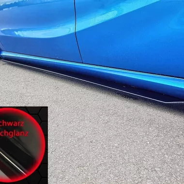 COPPIA SOTTOMINIGONNE CUP3 PER MINI COOPER JCW (F55 / F56) NERO LUCIDO INGO NOAK TUNING