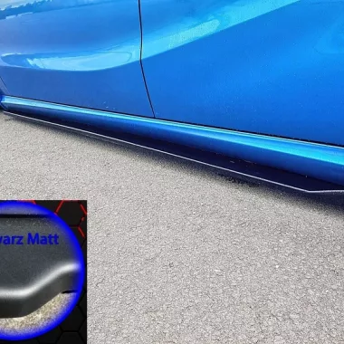 COPPIA SOTTOMINIGONNE CUP3 PER MINI COOPER JCW (F55 / F56) NERO OPACO INGO NOAK TUNING