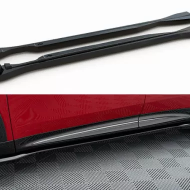 COPPIA SOTTOMINIGONNE MAXTON DESIGN NERE LUCIDE PER ALFA ROMEO TONALE MK1