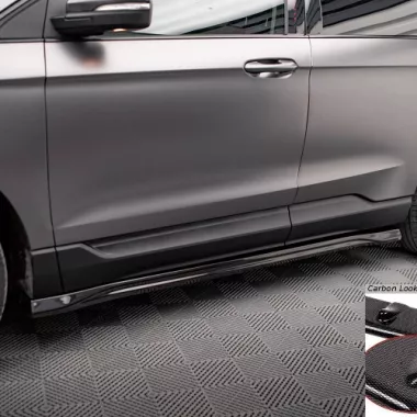 COPPIA SOTTOMINIGONNE MAXTON DESIGN CARBON LOOK PER FORD EDGE MK2