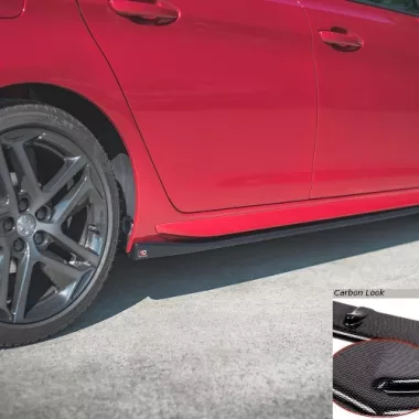 COPPIA SOTTOMINIGONNE MAXTON DESIGN CARBON LOOK PER PEUGEOT 308 GT MK2 RESTYLING