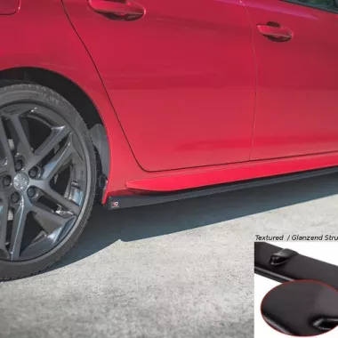 COPPIA SOTTOMINIGONNE MAXTON DESIGN NERE OPACHE PER PEUGEOT 308 GT MK2 RESTYLING