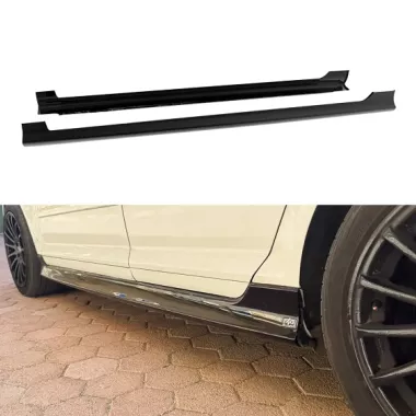 COPPIA MINIGONNE RS LOOK NERE LUCIDE PER AUDI A3 8P SPORTBACK