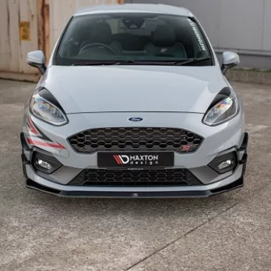 COPPIA PALPEBRE FARI MAXTON DESIGN PER FORD FIESTA MK8 ST/ST-LINE/STANDARD CARBON LOOK