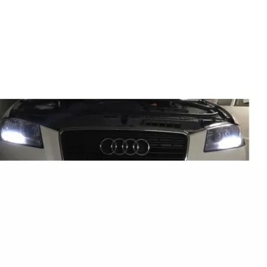COPPIA LUCI LED POSIZIONI PER AUDI A3 8P RESTYLING