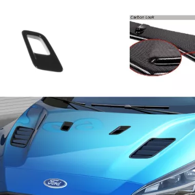 COPPIA PRESE D'ARIA COFANO MAXTON DESIGN PER FORD FOCUS ST / ST-LINE MK4 CARBON LOOK (PICCOLE)