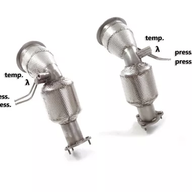 COPPIA SCARICO SPORTIVO DOWNPIPE DIRETTO RAGAZZON PER AUDI RS4 B9 (2019-)