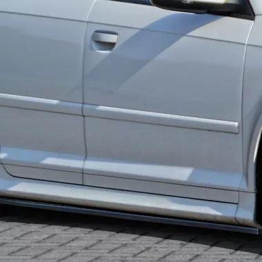 COPPIA SOTTOMINIGONNE CUP 1 AUDI RS3 8P NERO LUCIDO INGO NOAK TUNING