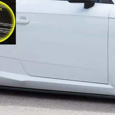 COPPIA SOTTOMINIGONNE CUP1 PER AUDI TT 8S COUPE' / ROADSTER CARBON LOOK INGO NOAK TUNING