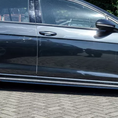 COPPIA SOTTOMINIGONNE CUP 3 CON ALETTE PER VW GOLF 7 GTI / GTD CARBON LOOK INGO NOAK TUNING