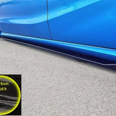 COPPIA SOTTOMINIGONNE CUP3 PER AUDI TT 8S COUPE' / ROADSTER CARBON LOOK INGO NOAK TUNING