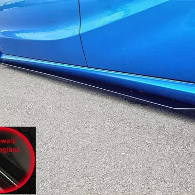 COPPIA SOTTOMINIGONNE CUP3 PER AUDI TT 8S COUPE' / ROADSTER NERO LUCIDO INGO NOAK TUNING