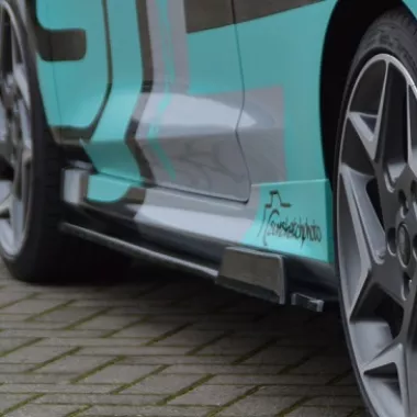 COPPIA SOTTOMINIGONNE CUP 5 FORD FIESTA MK8 ST/ST-LINE NERO LUCIDO INGO NOAK TUNING