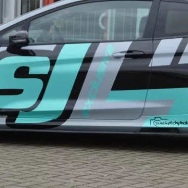 COPPIA SOTTOMINIGONNE CUP 5 FORD FIESTA MK8 ST/ST-LINE NERO OPACO INGO NOAK TUNING