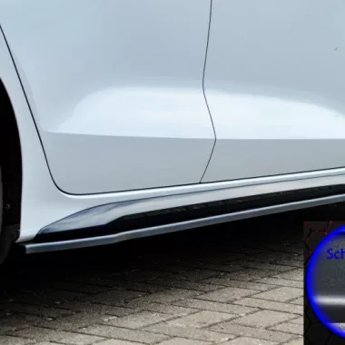 COPPIA SOTTOMINIGONNE AUDI S3 / A3 8Y S-LINE SEDAN NERO OPACO INGO NOAK TUNING