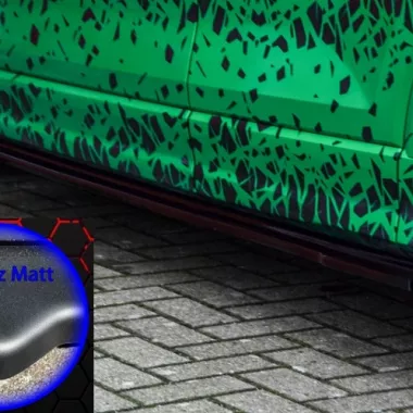 COPPIA SOTTOMINIGONNE CUP CON ALETTA ANT. PER AUDI Q2 (GA) NERO OPACO INGO NOAK TUNING