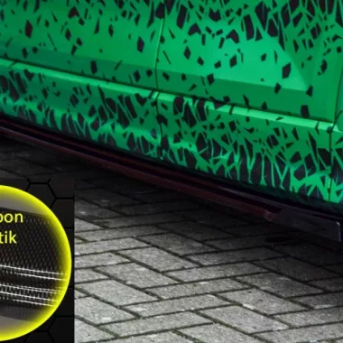 COPPIA SOTTOMINIGONNE CUP CON ALETTE PER AUDI Q2 (GA) CARBON LOOK INGO NOAK TUNING