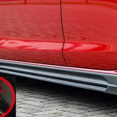 COPPIA SOTTOMINIGONNE CON ALETTA DIETRO PER HYUNDAI I30N MK3 HATCHBACK / FASTBACK FACELIFT NERO LUCIDO INGO NOAK TUNING