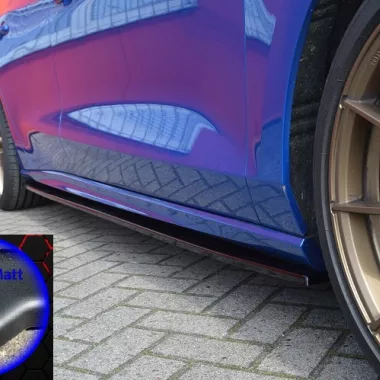 COPPIA SOTTOMINIGONNE PER FORD FOCUS MK4 ST-LINE NERO OPACO INGO NOAK TUNING