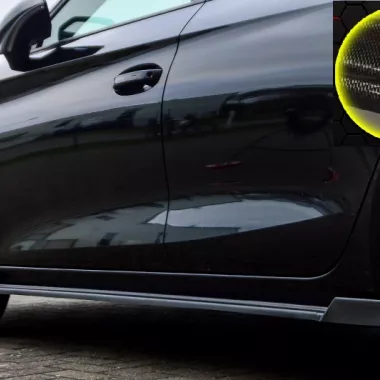 COPPIA SOTTOMINIGONNE CUP CON ALETTE POSTERIORI PER SEAT LEON MK4 (KL) CARBON LOOK INGO NOAK TUNING