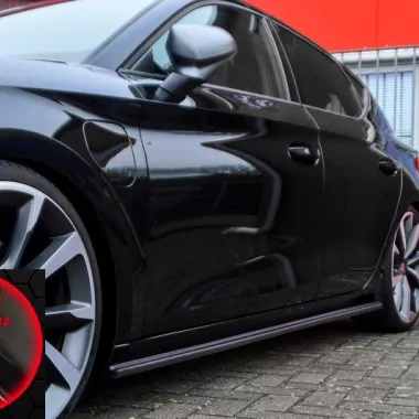 COPPIA SOTTOMINIGONNE CUP PER SEAT LEON MK4 (KL) NERO LUCIDO INGO NOAK TUNING