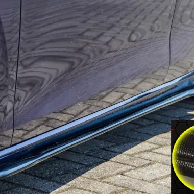 COPPIA SOTTOMINIGONNE CON ALETTE VW GOLF MK8 CARBON LOOK INGO NOAK TUNING