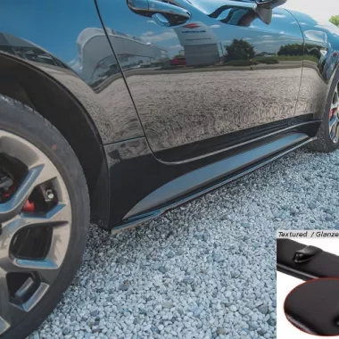 COPPIA SOTTOMINIGONNE MAXTON DESIGN NERE OPACHE PER ABARTH 124 SPIDER