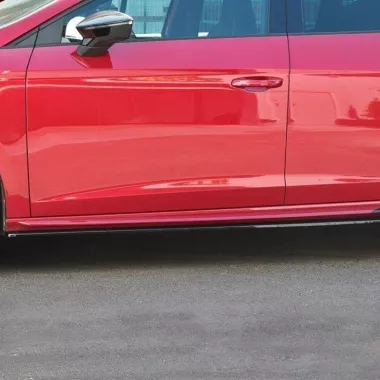 COPPIA SOTTOMINIGONNE V1 MAXTON DESIGN SEAT LEON 5F FR RESTYLING CARBON LOOK