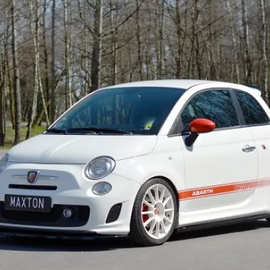 COPPIA SOTTOMINIGONNE MAXTON DESIGN CARBON LOOK PER 500 ABARTH PRE-RESTYLING