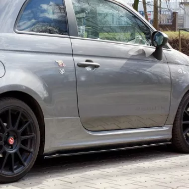 COPPIA SOTTOMINIGONNE MAXTON DESIGN CARBON LOOK PER 500 ABARTH RESTYLING