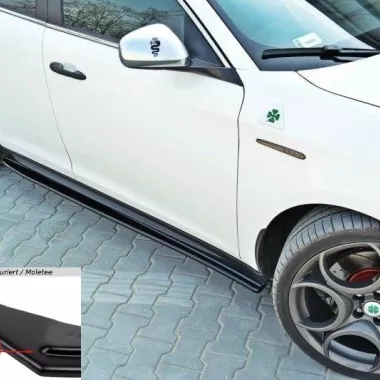 COPPIA SOTTOMINIGONNE MAXTON DESIGN NERE OPACHE PER ALFA ROMEO GIULIETTA