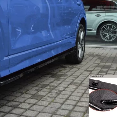 COPPIA SOTTOMINIGONNE MAXTON DESIGN CARBON LOOK PER AUDI Q2 (GA)