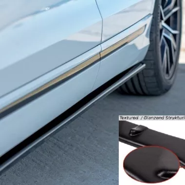 COPPIA SOTTOMINIGONNE MAXTON DESIGN NERE OPACHE PER AUDI Q8 MK1 (4M) CON S-LINE