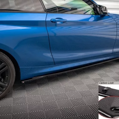 COPPIA SOTTOMINIGONNE MAXTON DESIGN CARBON LOOK PER BMW SERIE 2 F22 M-PACK