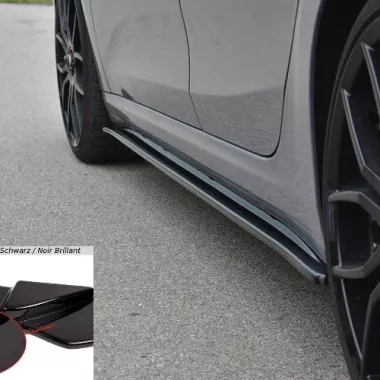 COPPIA SOTTOMINIGONNE MAXTON DESIGN NERE LUCIDE PER FIAT TIPO