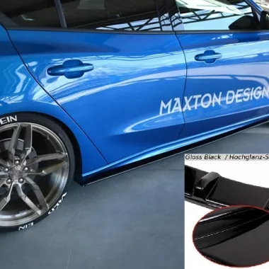 COPPIA SOTTOMINIGONNE MAXTON DESIGN NERE LUCIDE PER FORD FOCUS ST / ST-LINE MK4